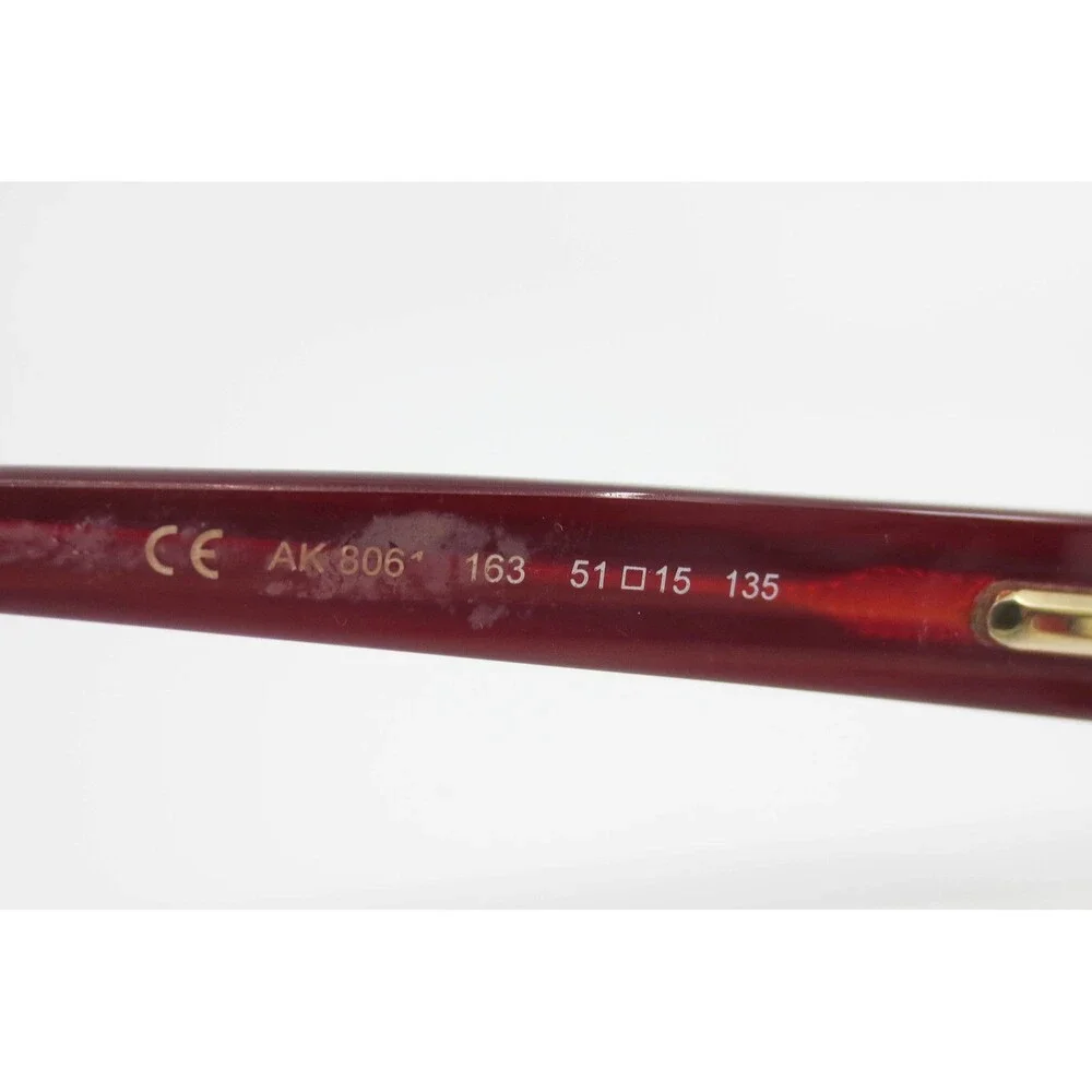 Anne Klein New York AK 806 163 Burgundy Red Rectangular Eyeglass Frames
